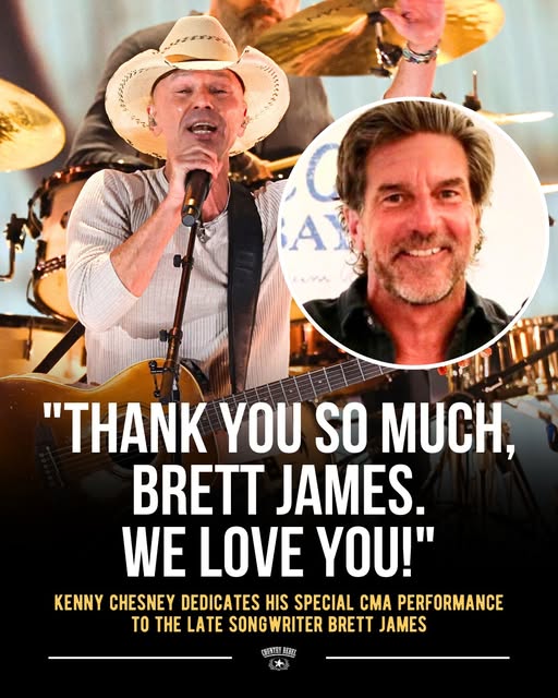 Kenny Chesney Honors The Late Brett James at the 59th CMA Awards